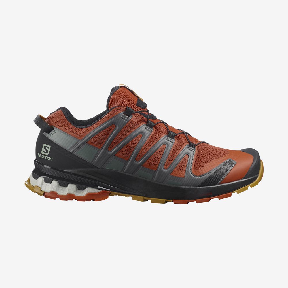 Salomon Singapore Mens Trail Running Shoes - XA PRO 3D V8 Orange | 16305-AVKE